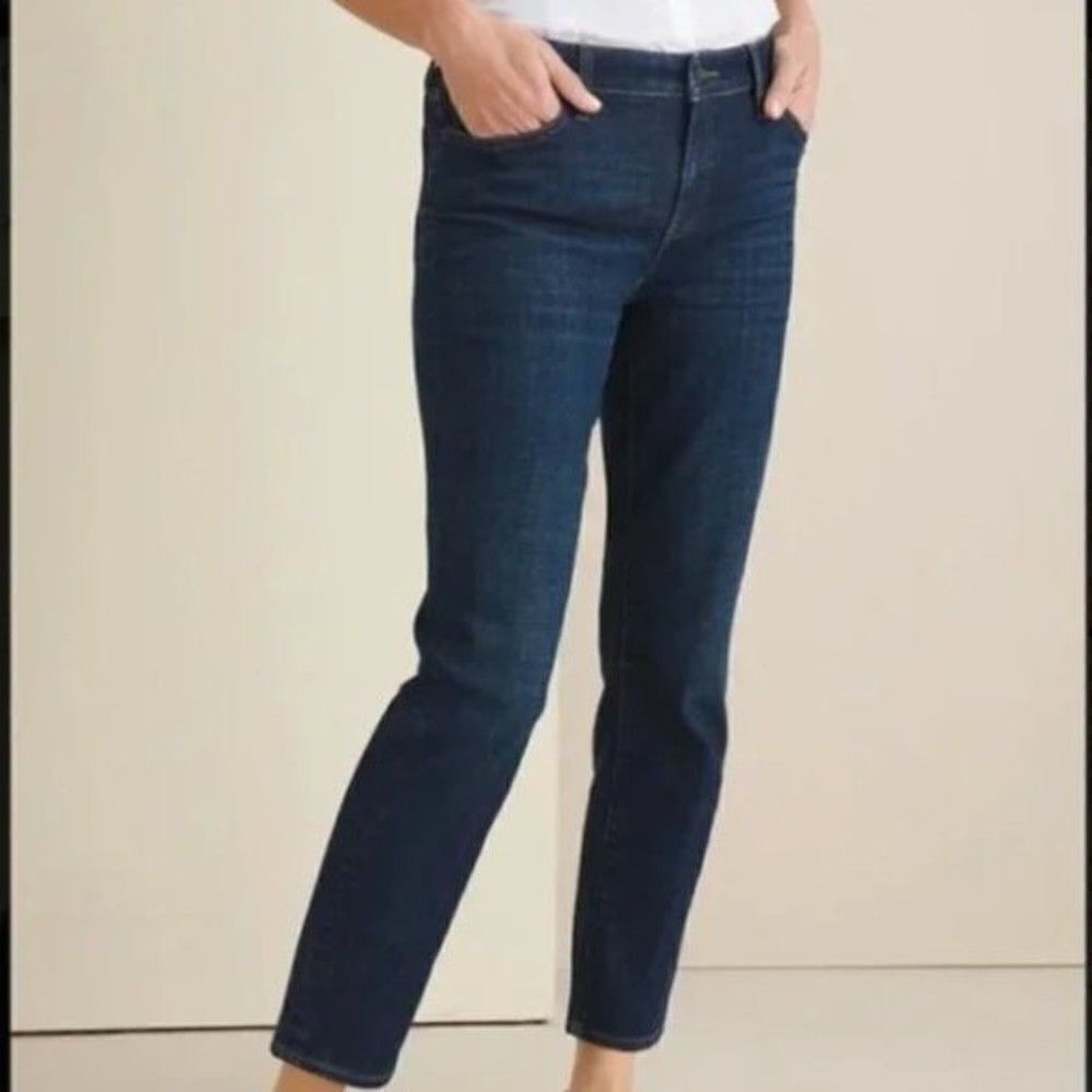Chico’s Women's Platinum Straight Skinny‎ Jeans
